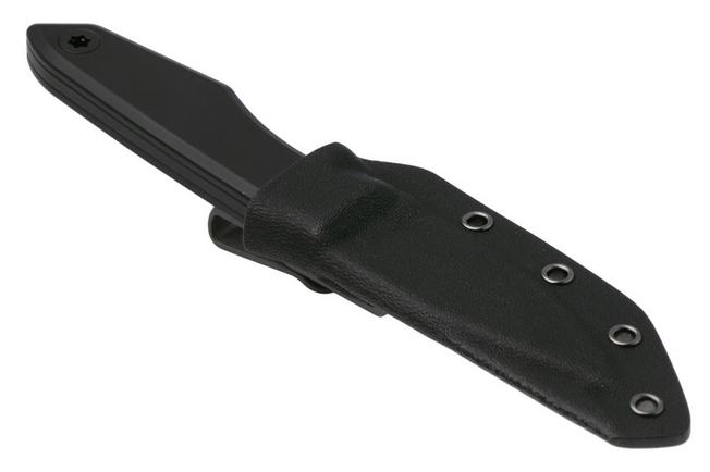 Afbeelding voor Big Idea Design Blackout Cerakote Ti Lookout, Black Titanium, Black Böhler M390, vaststaand mes, Mak Kelsay design