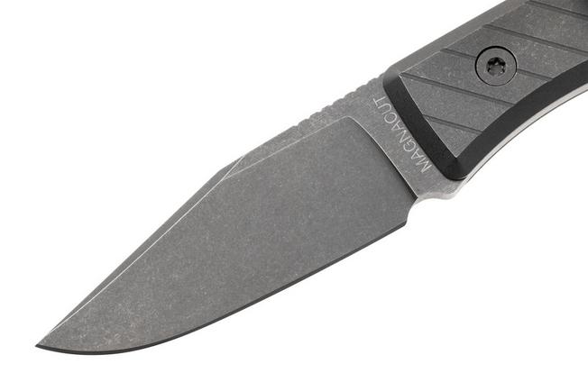 Afbeelding voor Big Idea Design USA Ti Lookout Fixed Blade USA-LO-MGC Stonewashed Magnacut, Titanium, vaststaand mes, Mak Kelsay design