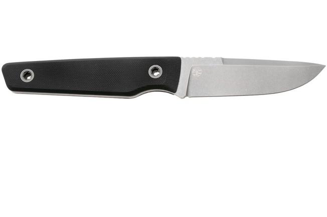 Bild für Big Idea Design USA Signal USA-SGN-BLC-NITROV, Stonewashed Nitro-V, Black G10 Fahrtenmesser