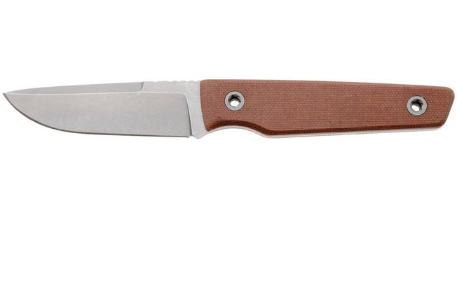 Bild für Big Idea Design USA Signal USA-SGN-NAT-NITROV, Stonewashed Nitro-V, Natural Micarta Fahrtenmesser
