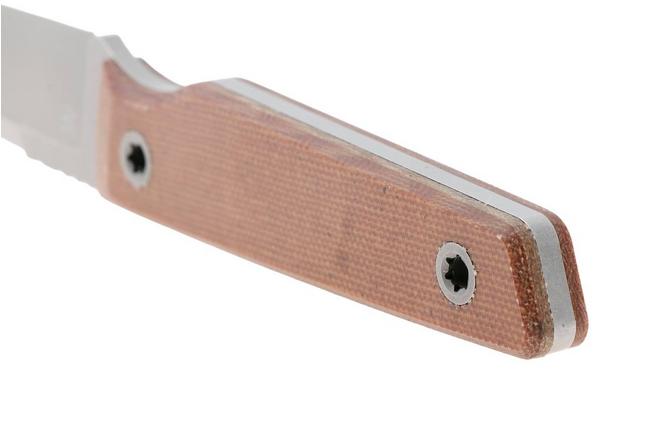 Bild für Big Idea Design USA Signal USA-SGN-NAT-NITROV, Stonewashed Nitro-V, Natural Micarta Fahrtenmesser