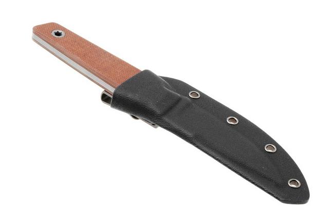 Bild für Big Idea Design USA Signal USA-SGN-NAT-NITROV, Stonewashed Nitro-V, Natural Micarta Fahrtenmesser