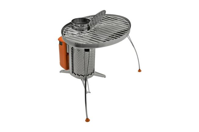 BioLite CampStove 2+ Complete Cook Kit, wood-burner with power