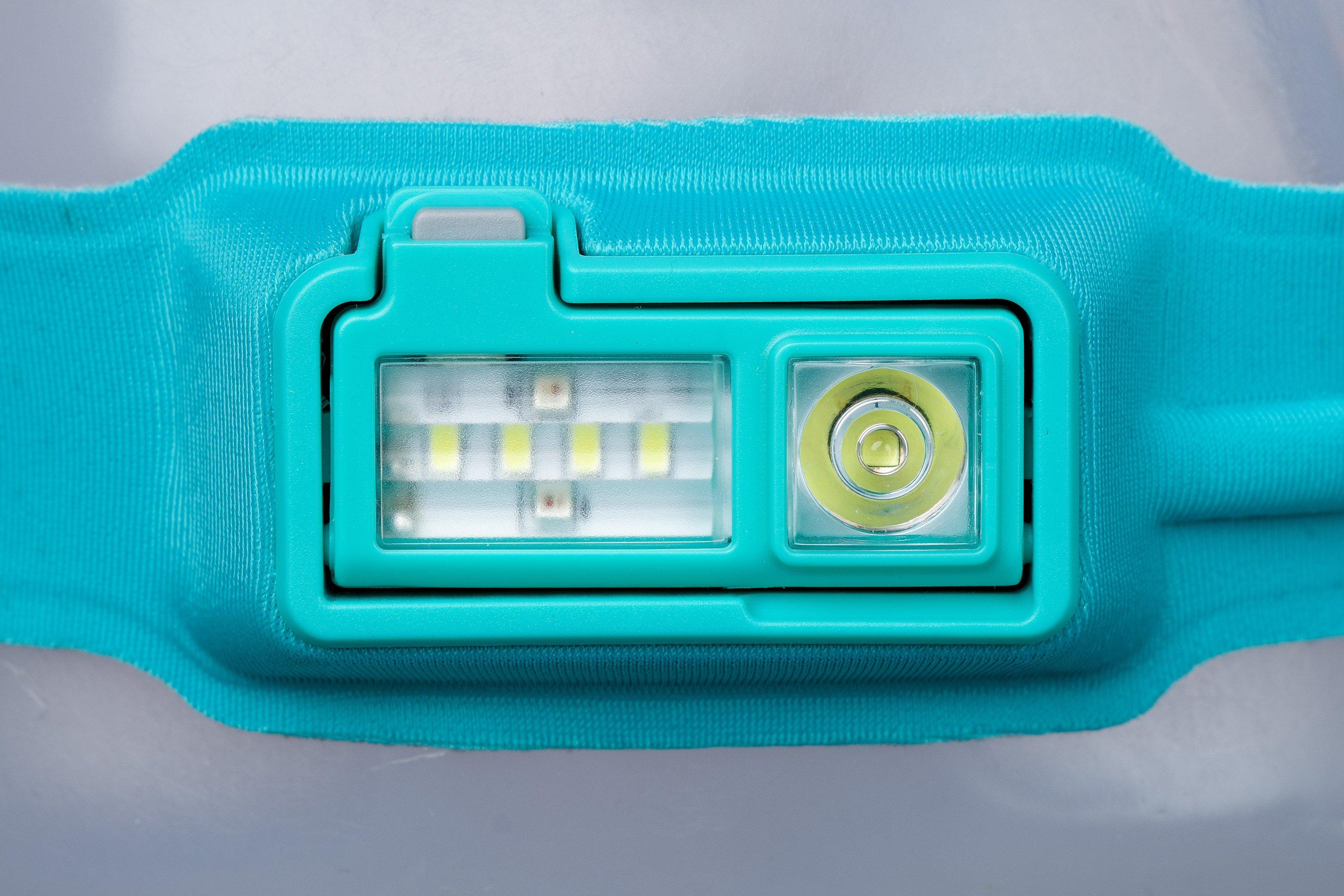 BioLite rechargeable head torch 330 lumens, teal | Advantageously ...