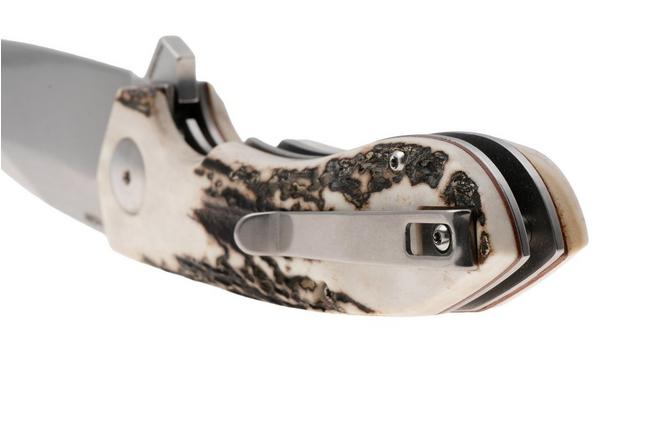 Afbeelding voor Böker Arbolito Wilki H 01BA3722H Satin 14C28N, Stag, zakmes