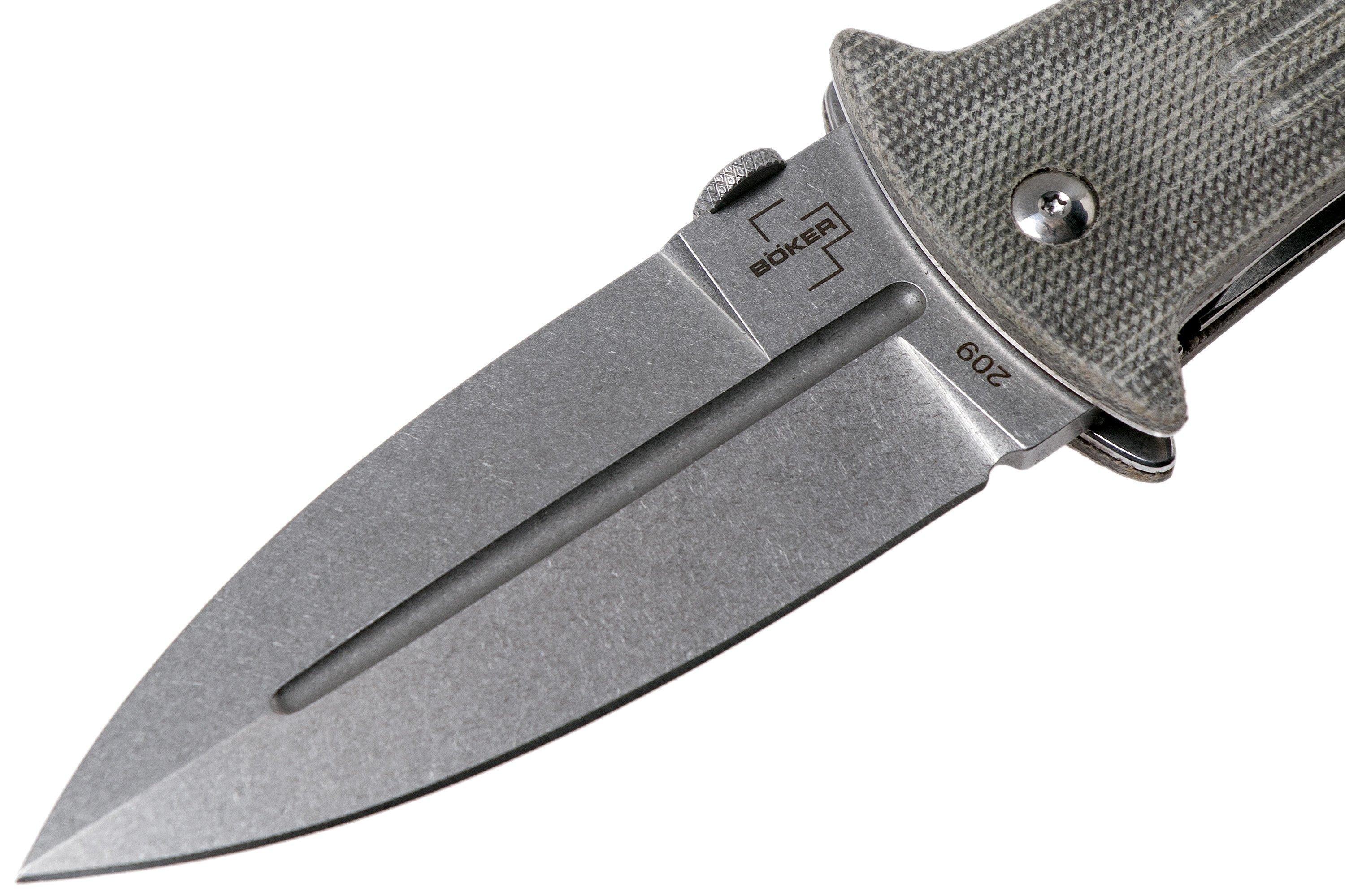 Böker Plus Pocket Smatchet 01BO141 Micarta pocket knife, Chuck ...