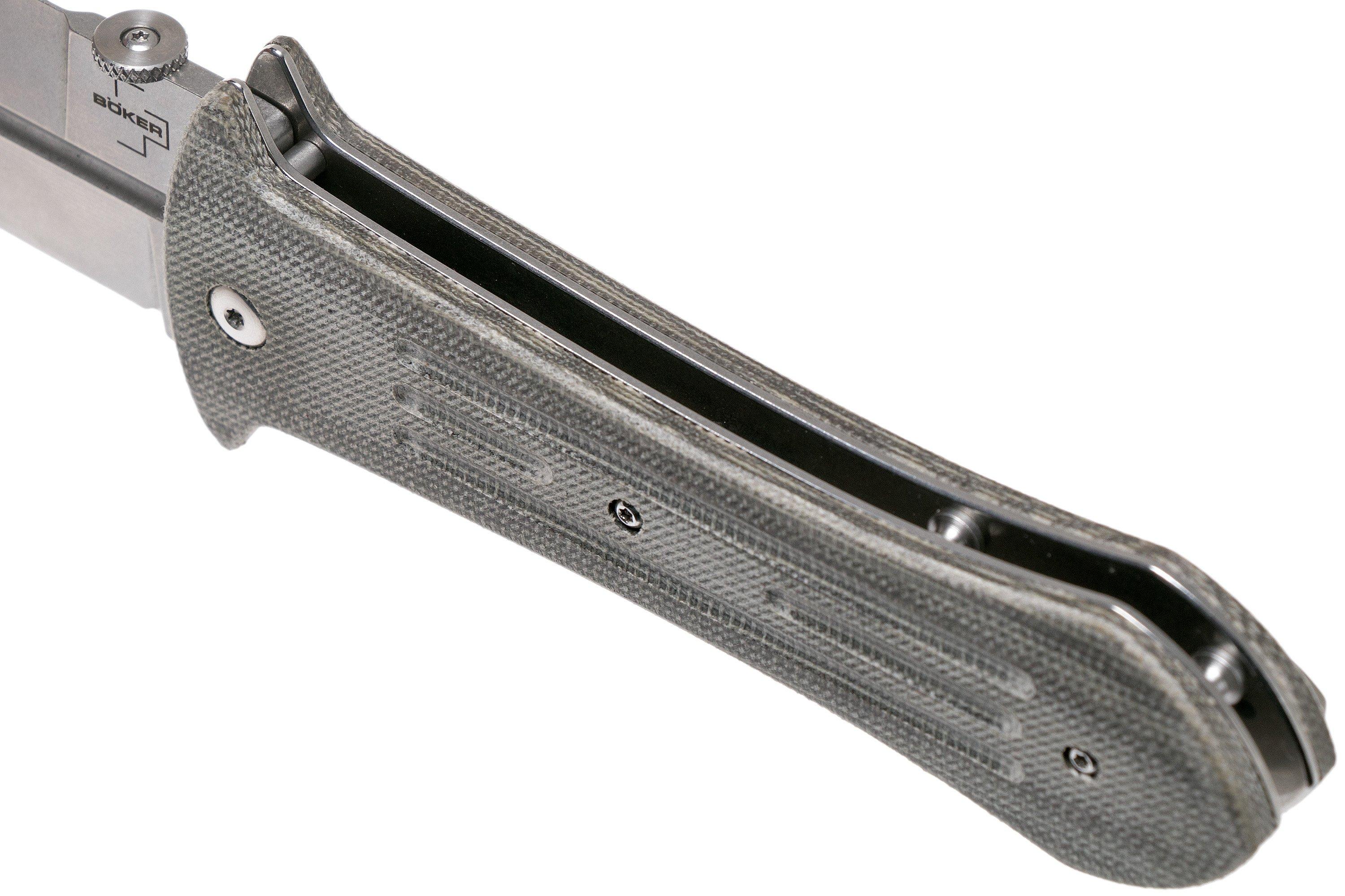 Böker Plus Pocket Smatchet 01BO141 Micarta pocket knife, Chuck ...