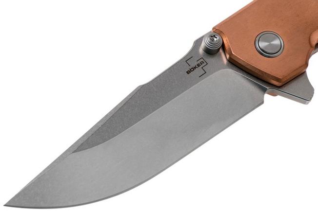 Böker Plus Kihon Assisted Copper 01BO165 pocket knife, Lucas Böker Plus Kihon Assisted Copper 01BO165 pocket knife, Lucas