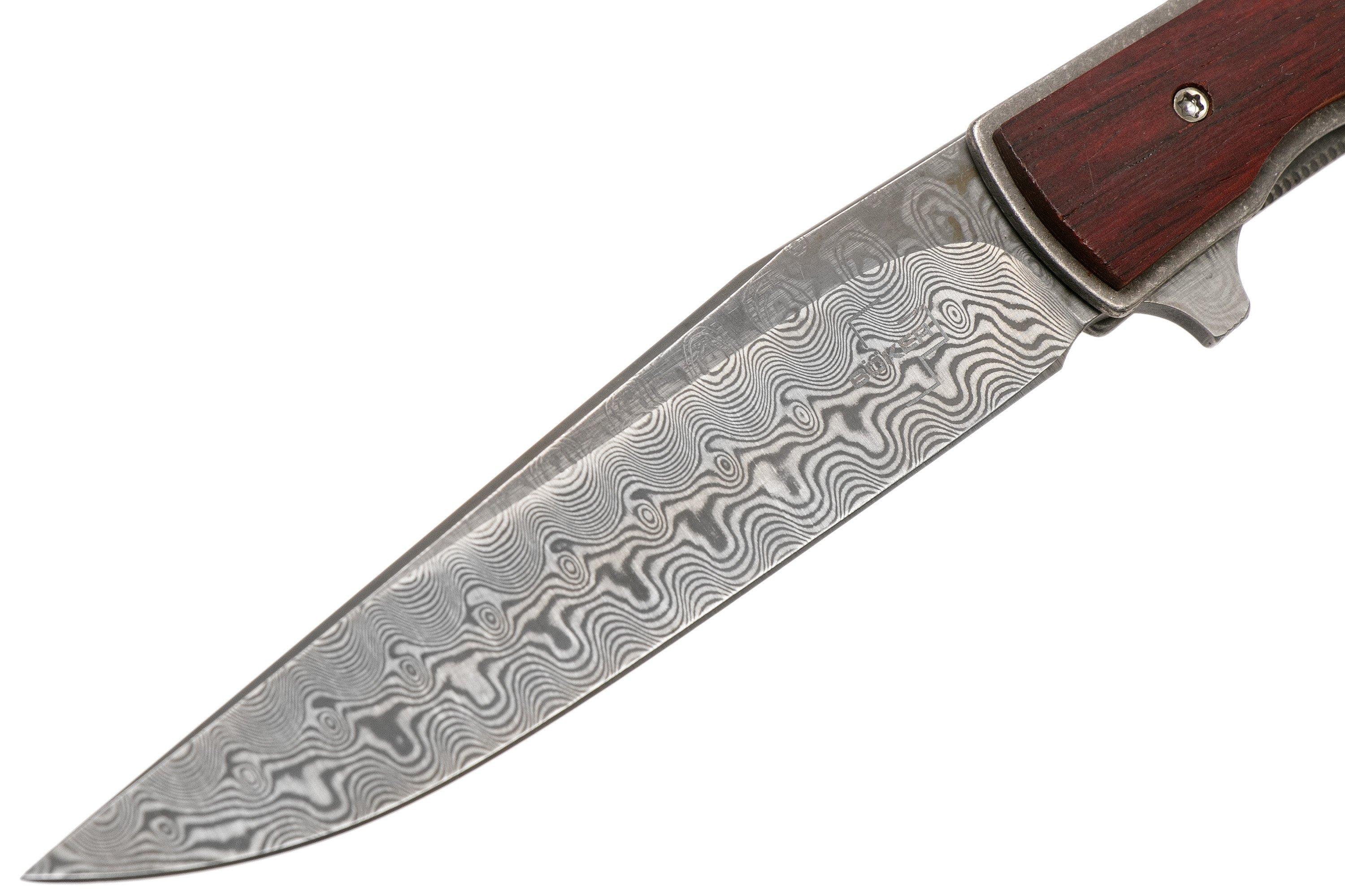 Böker Plus Urban Trapper Cocobolo Damast 01BO176DAM pocket knife ...