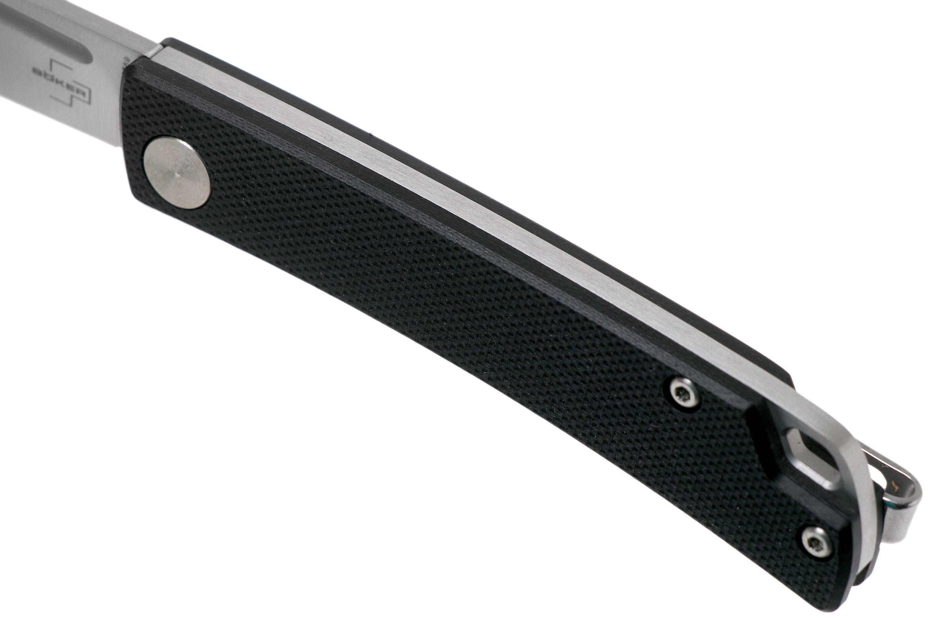 Böker Plus Celos 01BO178 Black G10 slipjoint pocket knife