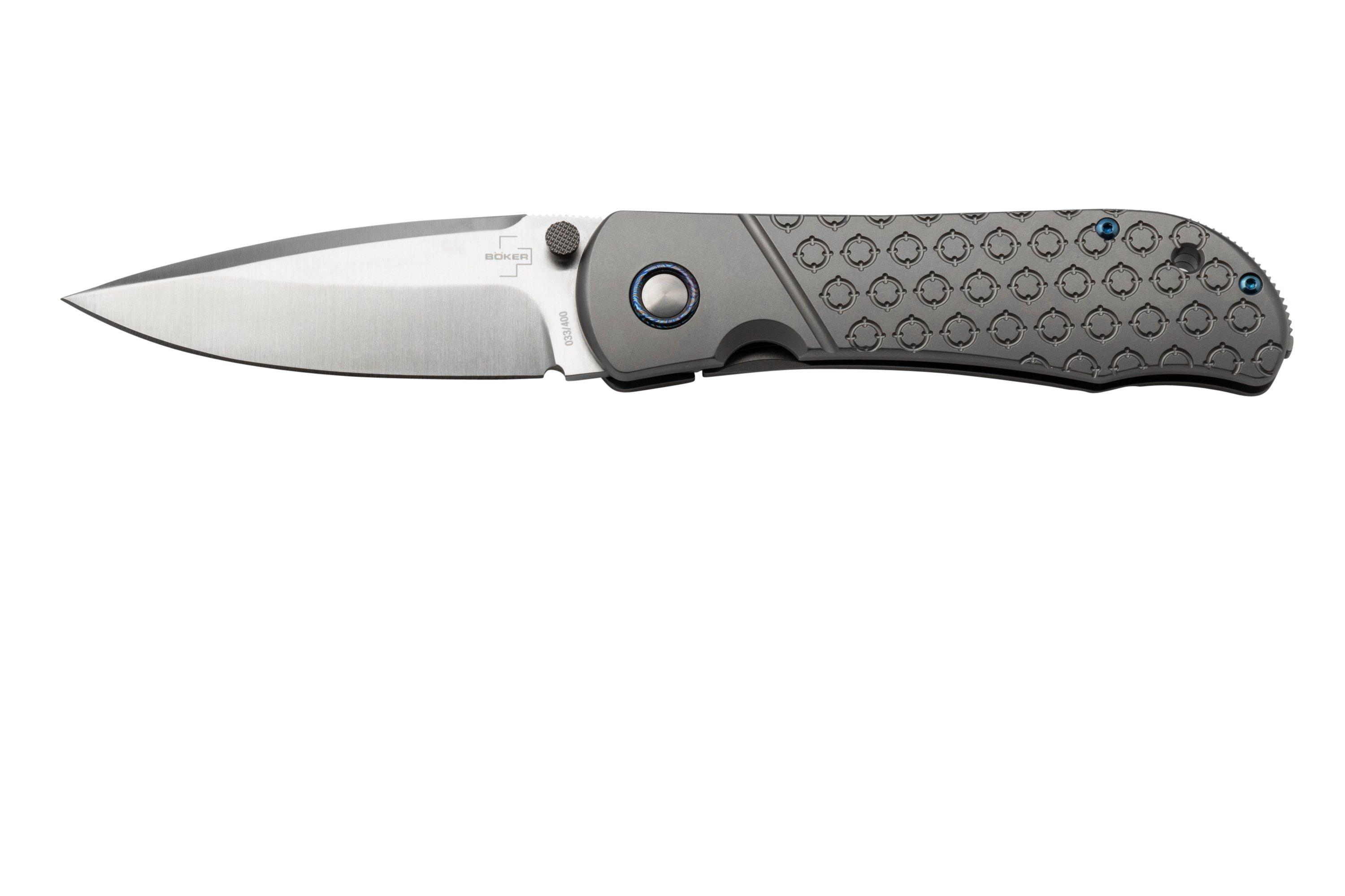 Boker Plus 2023 Collection 01BO2023 MagnaCut, Titanium Timascus