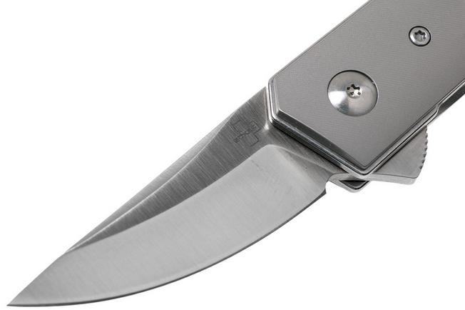 Böker Plus Kwaiken Stubby Titanium 01BO226 pocket knife, Lucas 