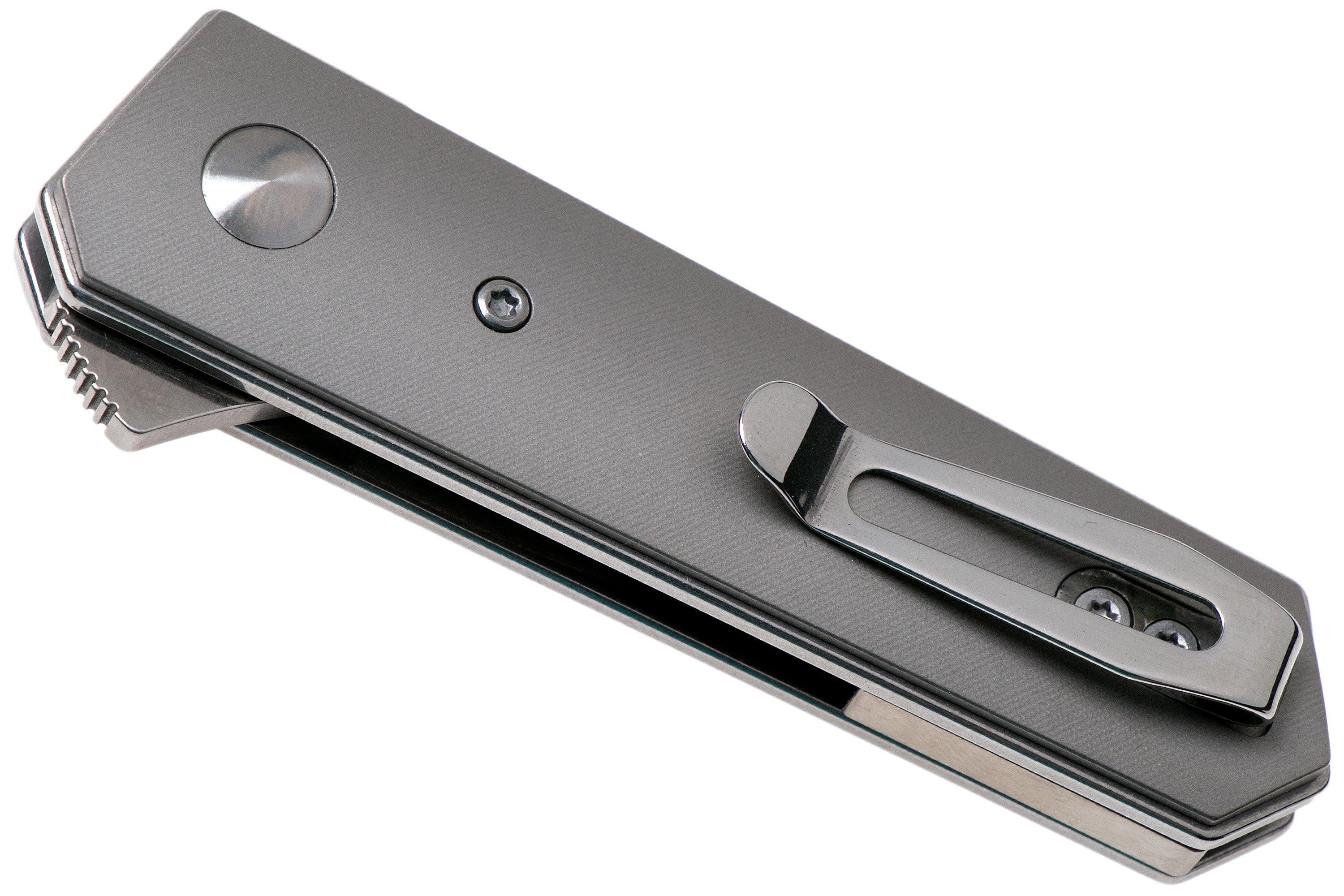 Böker Plus Kwaiken Stubby Titanium 01BO226 navaja, diseño Lucas Burnley