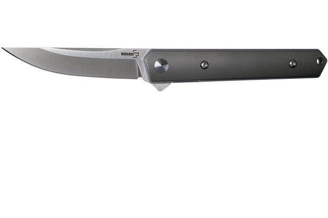 Böker Plus Kwaiken Mini Flipper Titanium 01BO267 pocket knife, Lucas  Burnley design