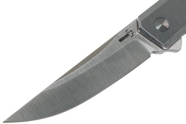 Böker Plus Zenshin, Stainless Steel Framelock 01BO368 pocket knife