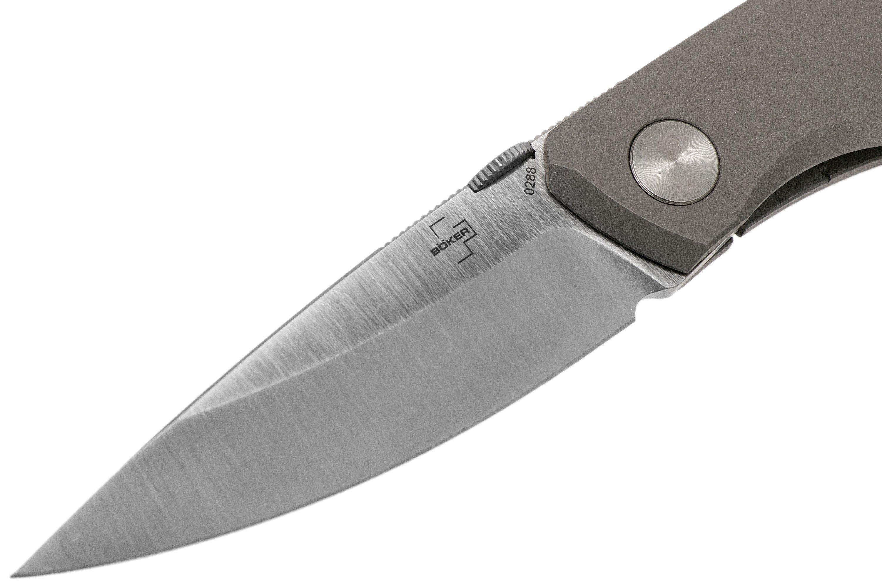 Böker Plus Connector Titanium 01BO353 pocket knife, Poltergeist design