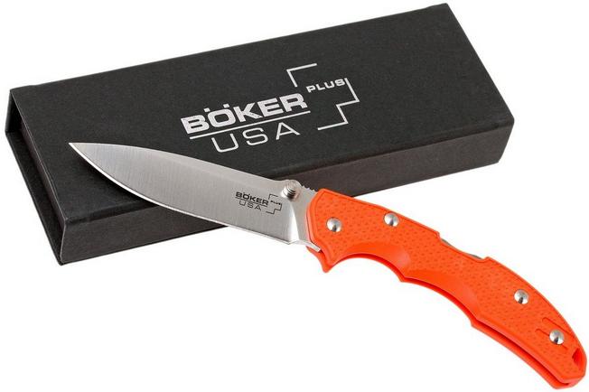 Image for Böker Plus USA Patriot 01BO372 Orange pocket knife, satined