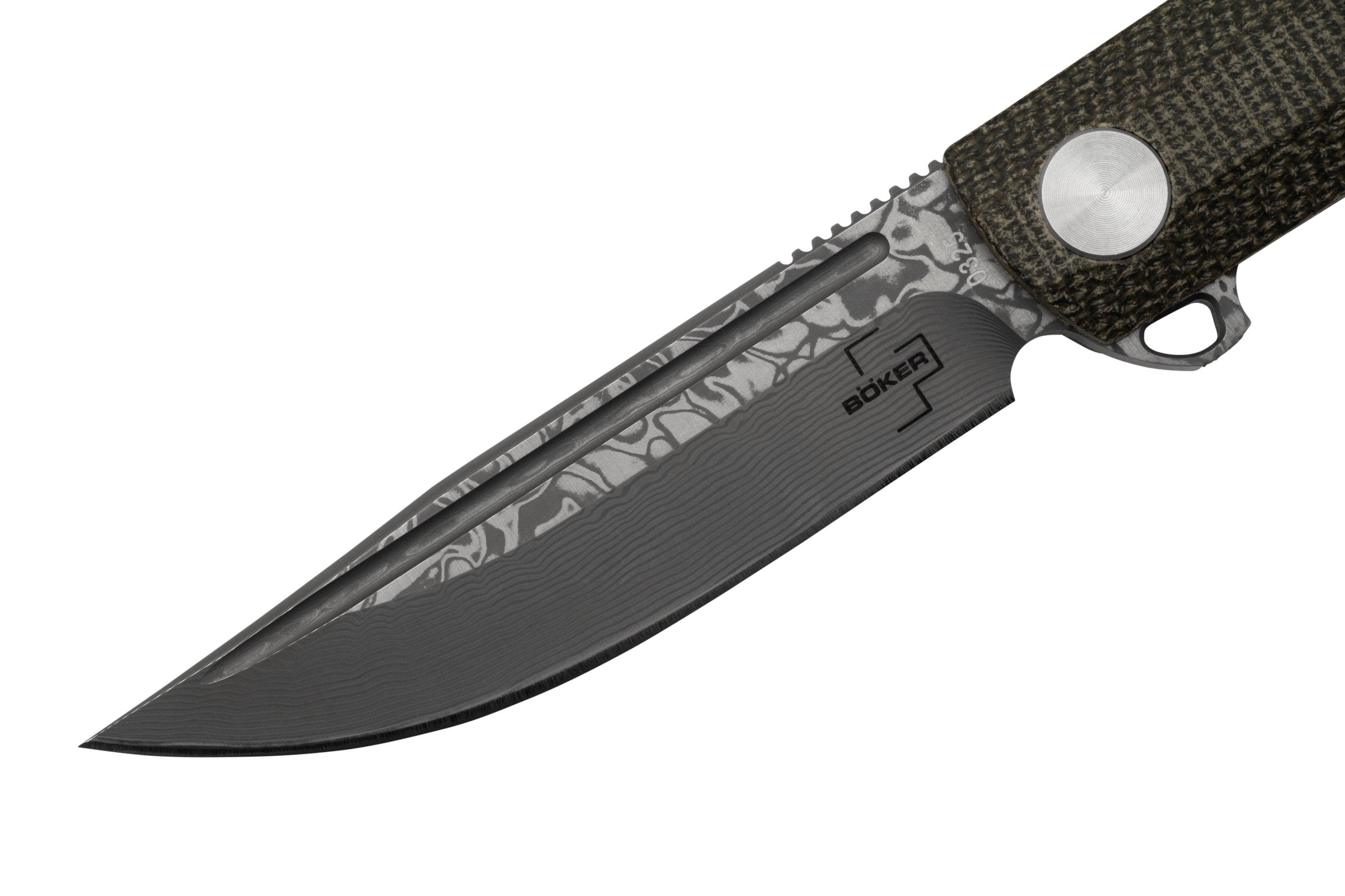 AUSONIA Jagdmesser 18,5 Cm – Edelstahlklinge 8 Cm, Griff Aus Olivenholz