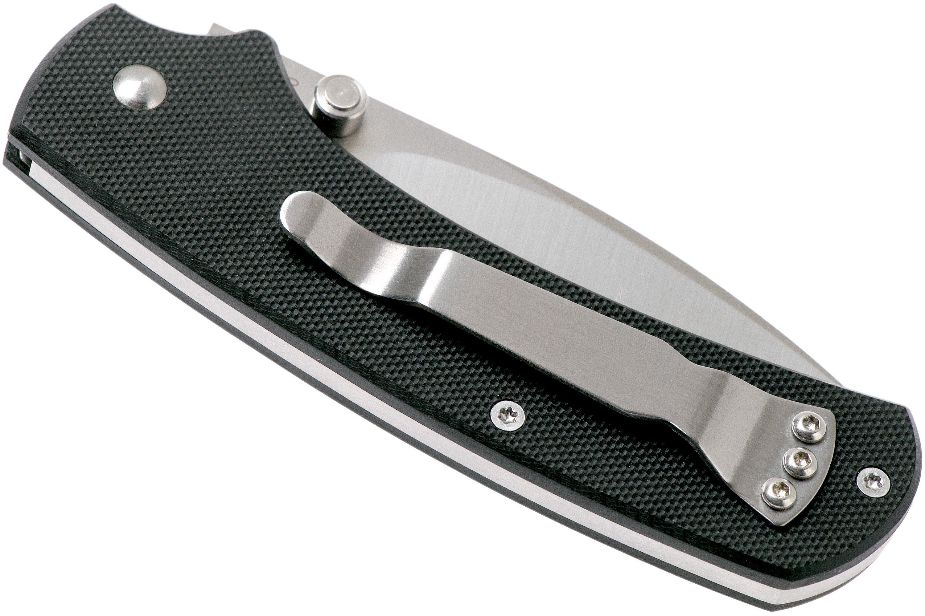 BOKER Shadow Folding pocket knife drop point shape 440A stainless steel black