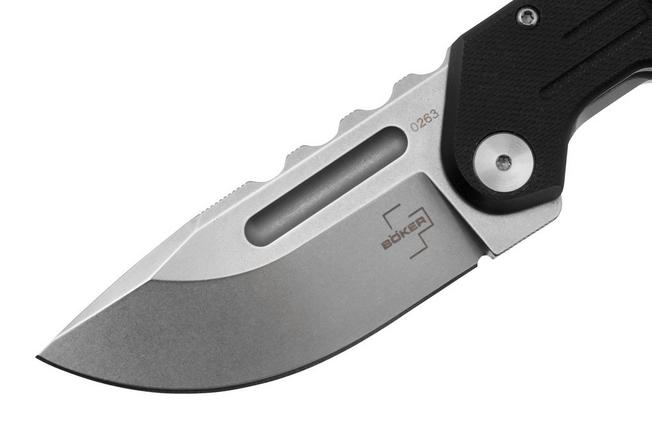 Boker Plus - Dvalin Folder Drop Knife - D2 - G10 Black - 01BO548 - knife