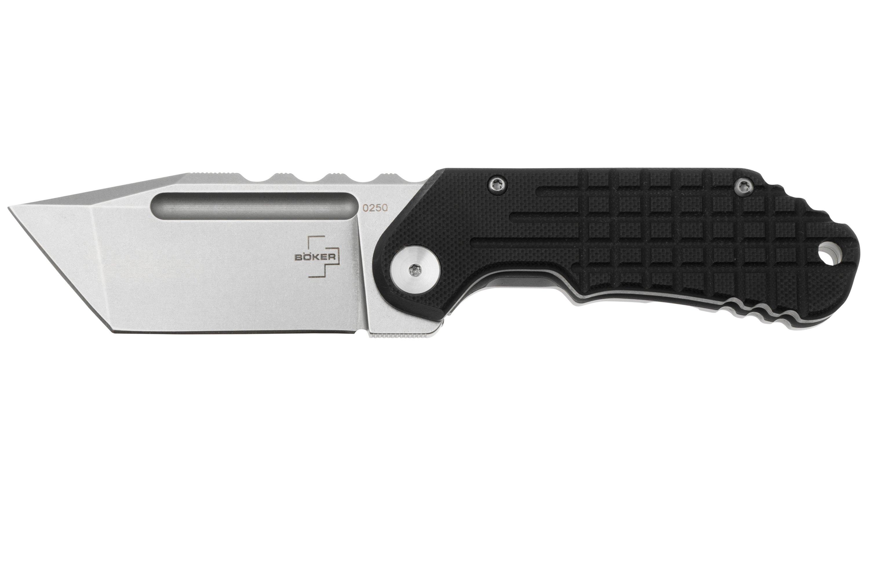 Böker Plus Dvalin Folder Tanto 01BO549, D2, Black G10, pocket knife ...