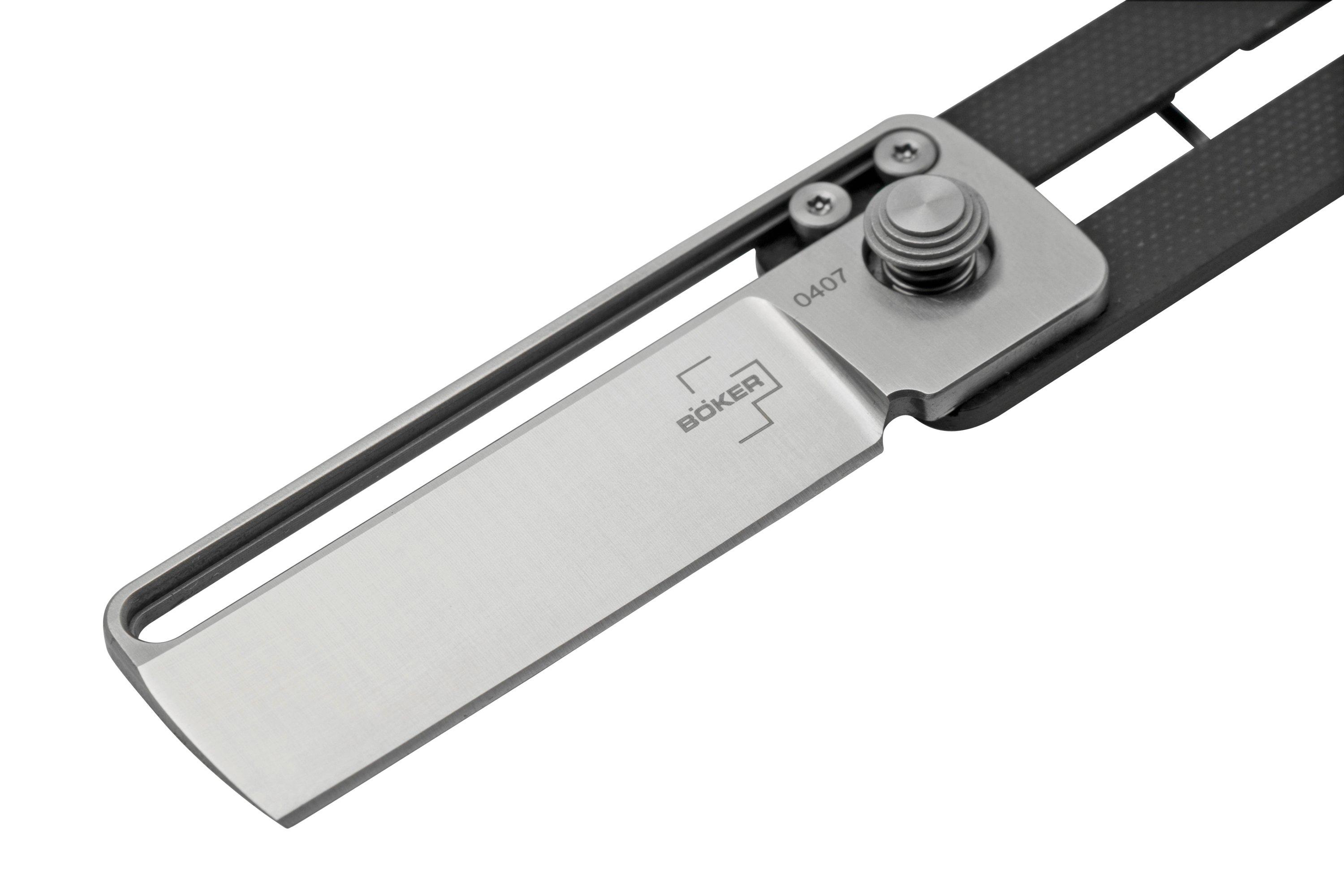 Böker Plus S-Rail 01BO556, D2, Black G10, utility knife 