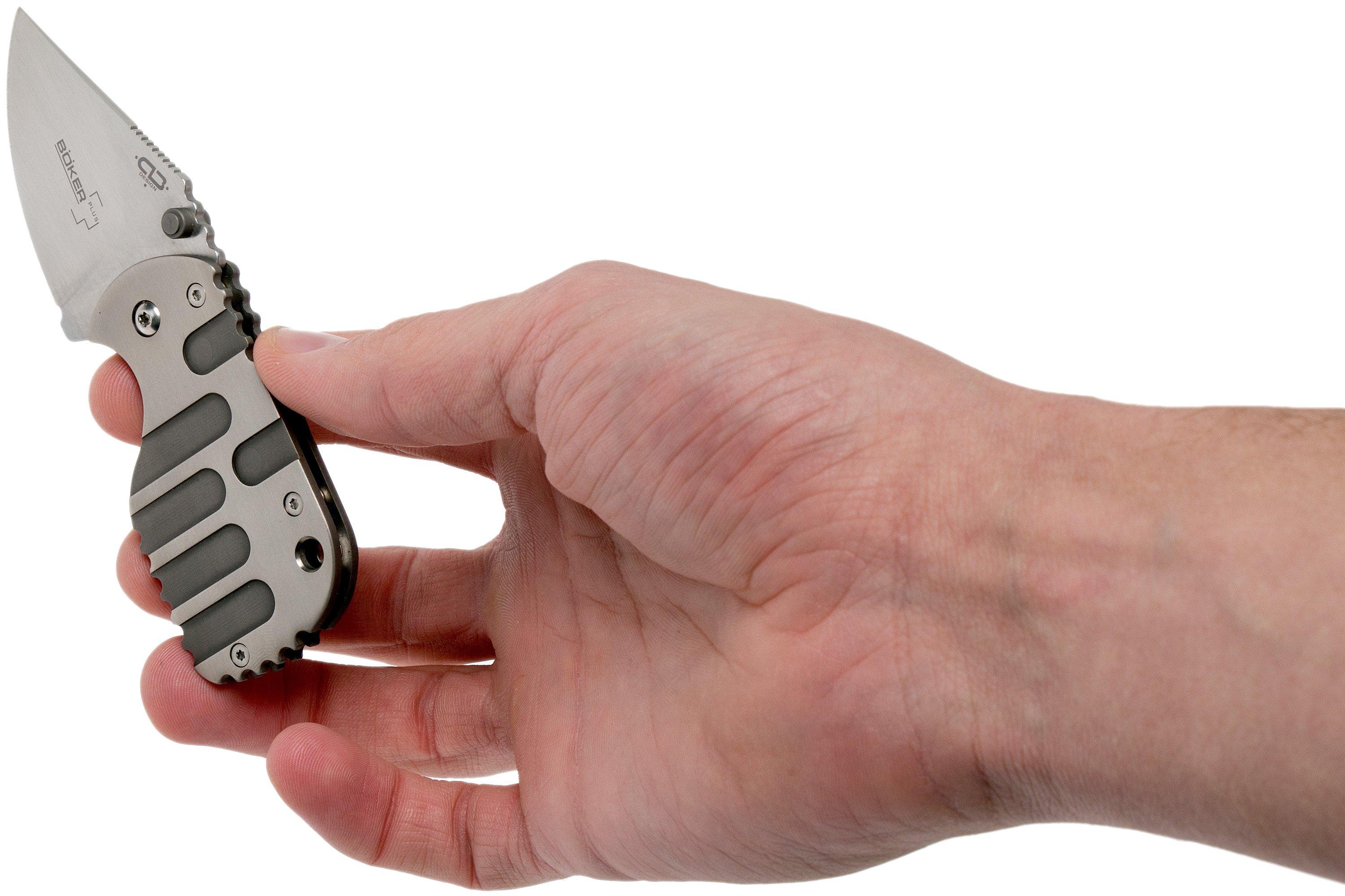 Böker Plus Subcom Titanium 42 01BO592 pocket knife | Advantageously ...