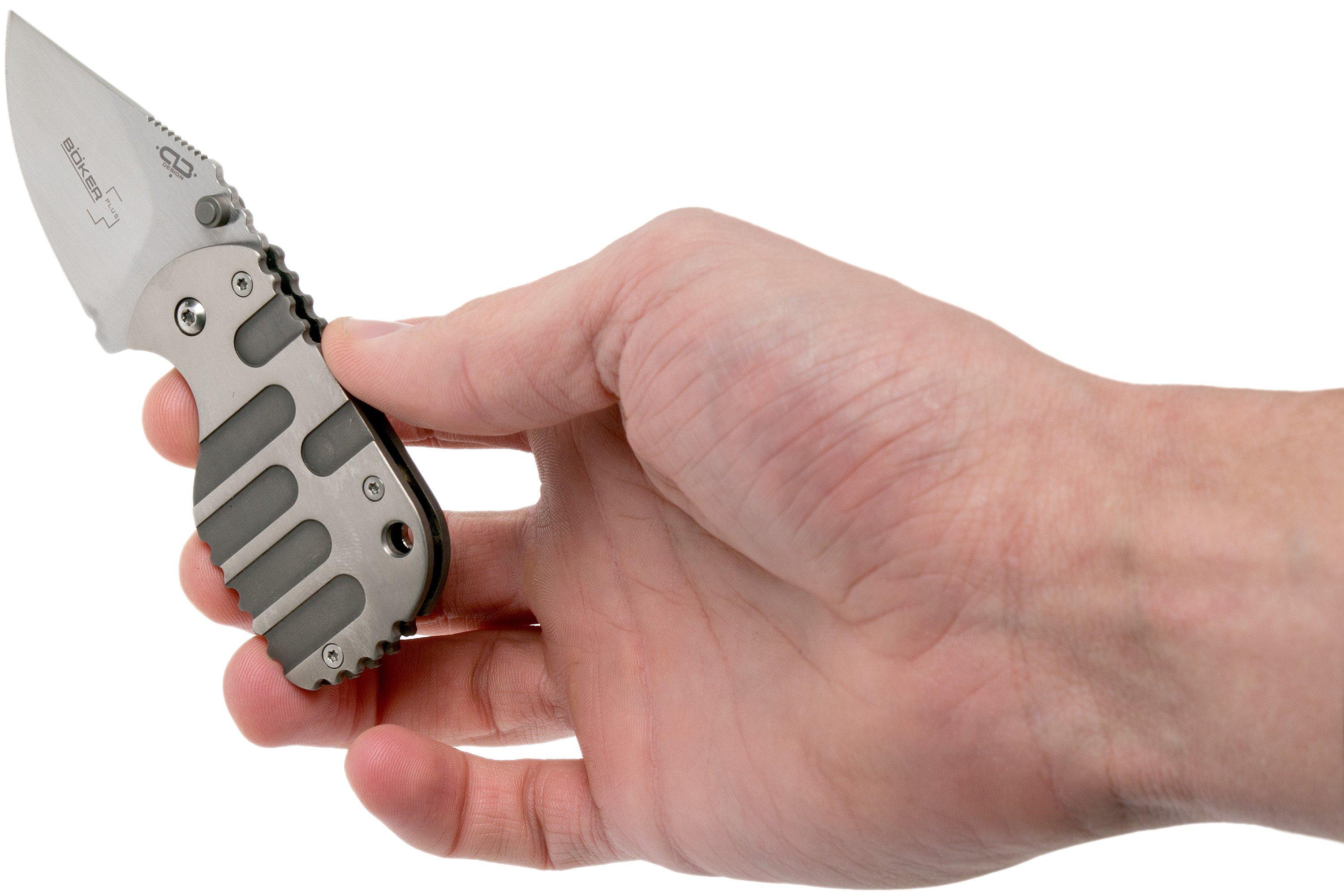 Böker Plus Subcom Titanium VG10 01BO605 pocket knife | Advantageously ...