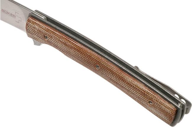 Image for Böker Plus Urban Trapper Gentleman Micarta 01BO722SOI pocket knife, Brad Zinker design