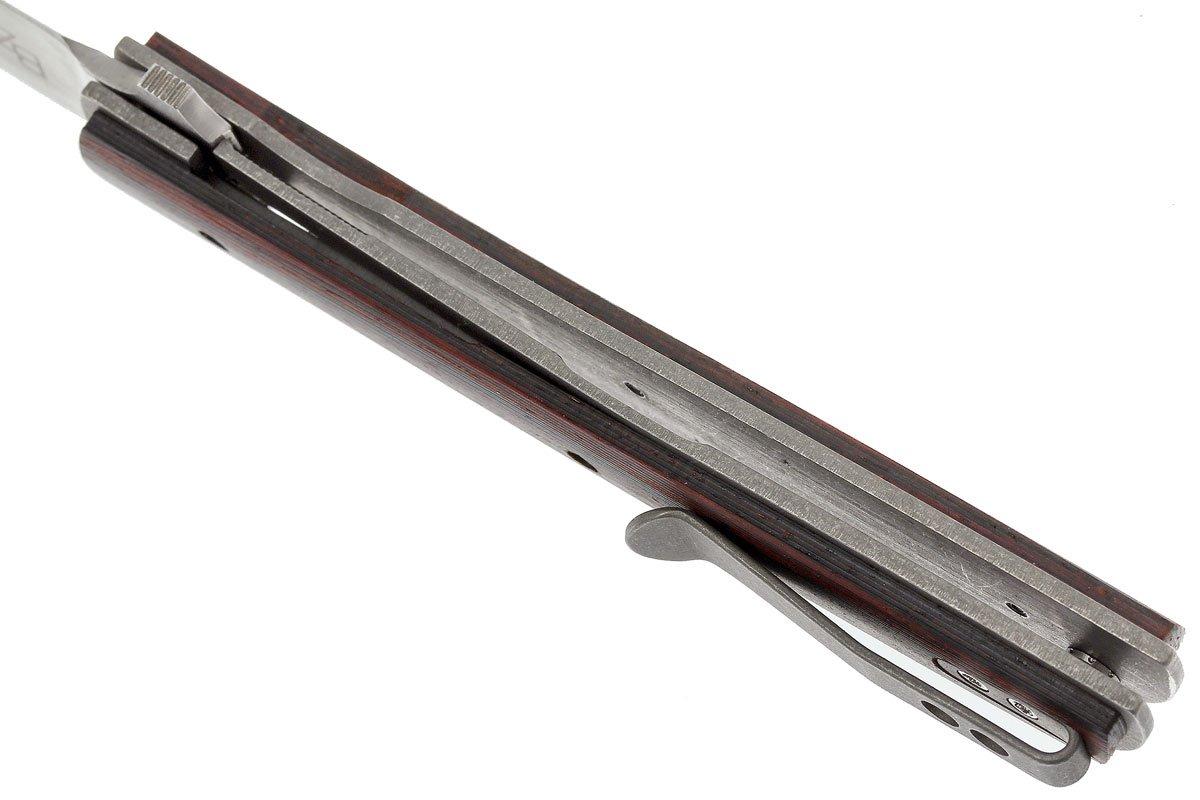 Boker Plus Urban Trapper Pocket Knife Damascus Blade Cocobolo Wood Handle