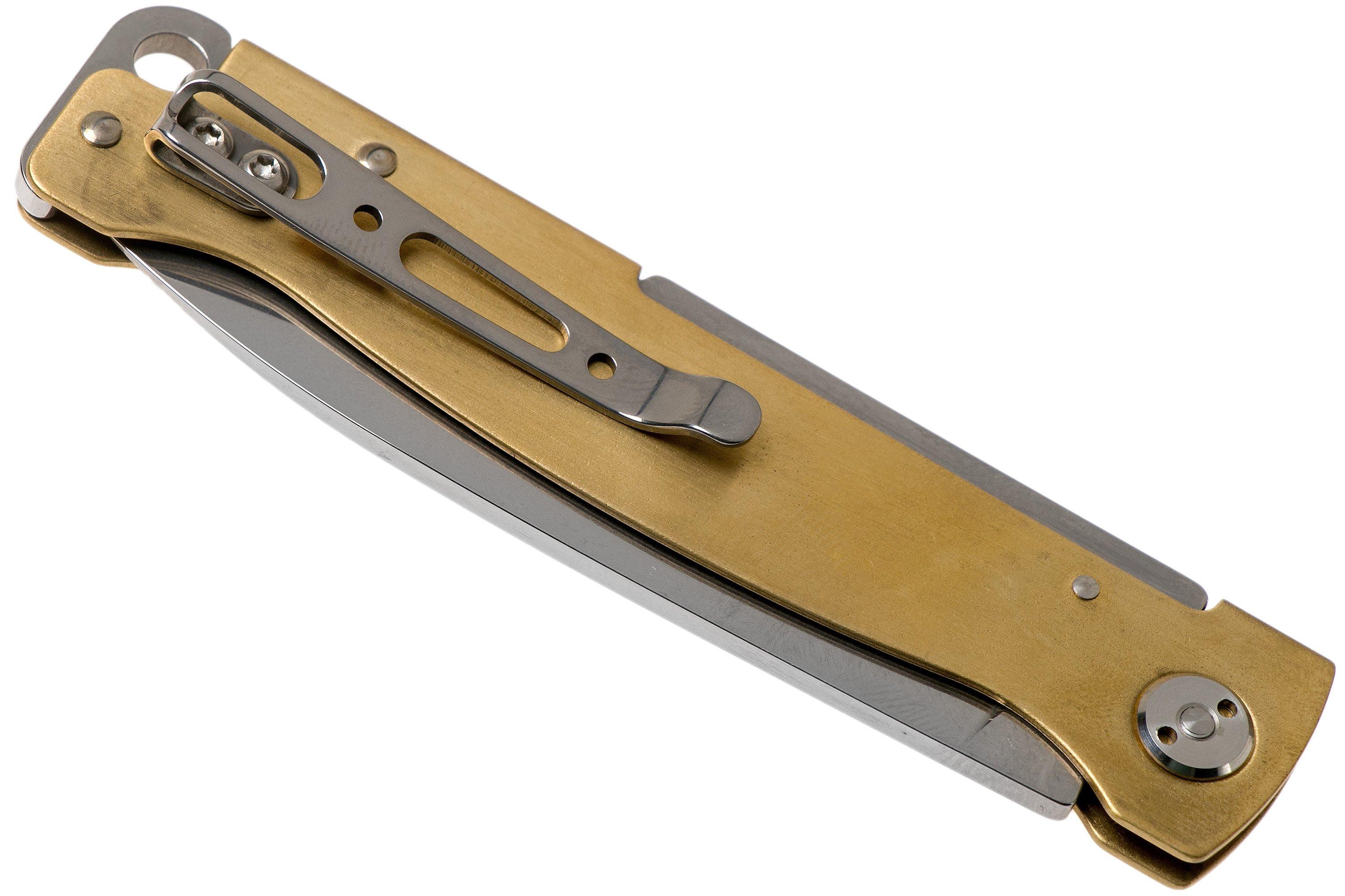 Boker - Plus Atlas Brass Pocket Knife - 01BO853