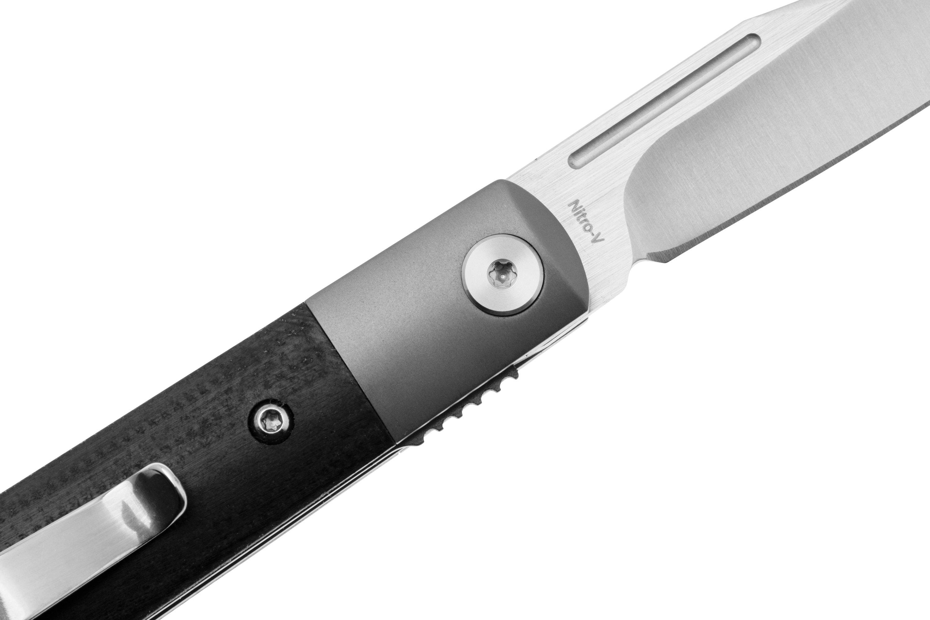 Böker Plus Modern Barlow 01BO932 Nitro-V, Black Micarta, zakmes