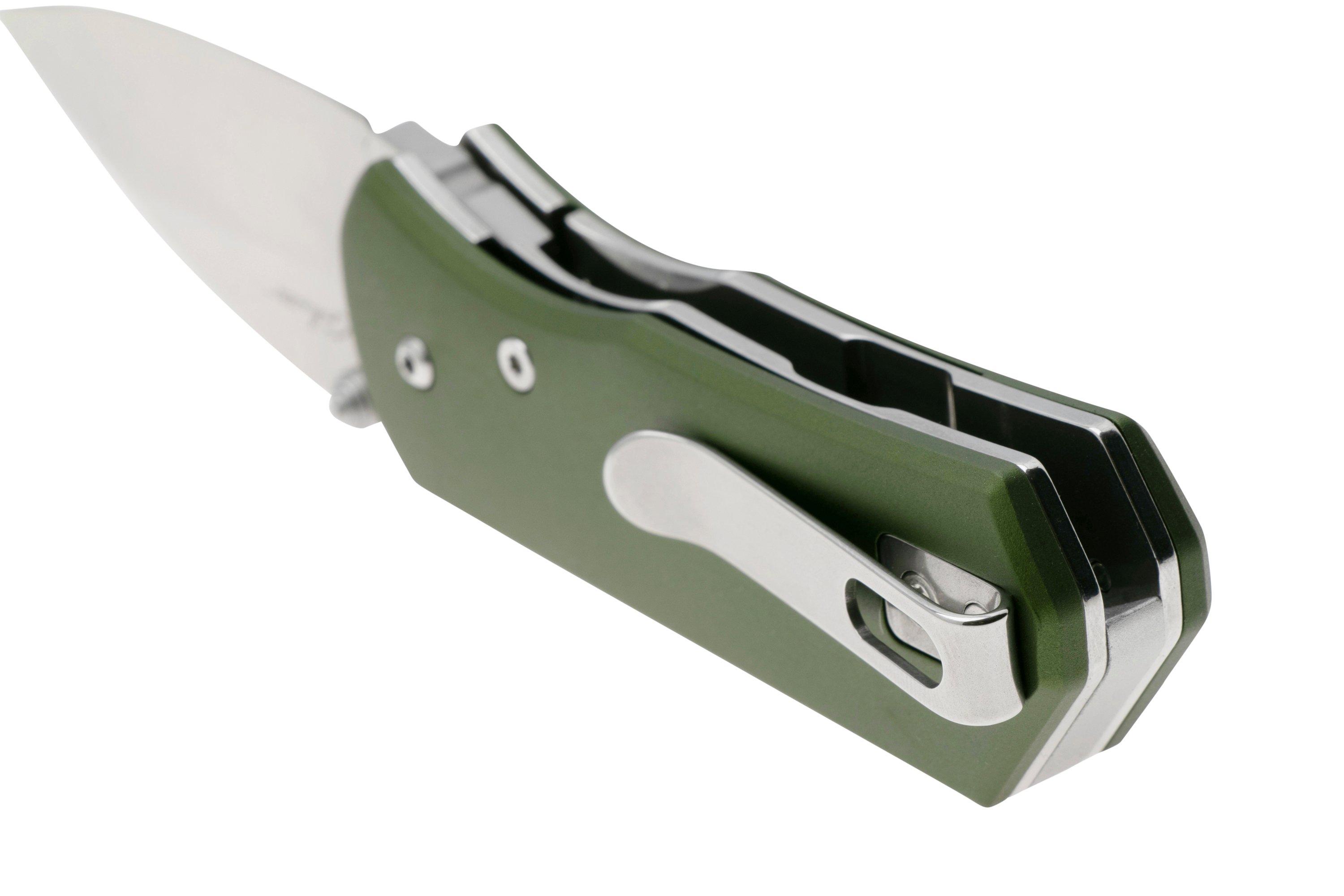 Nóż składany Böker Plus Lefti 01BP0006 Green Aluminum | Zalety robienia ...
