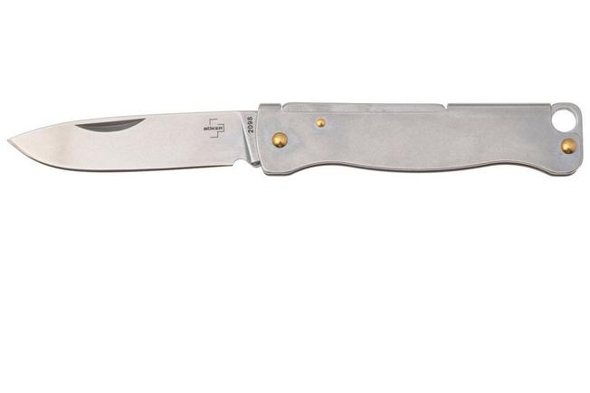Image for Böker Plus Atlas Mini 01BP0024 Stonewashed 12C27, Stainless, keychain pocket knife