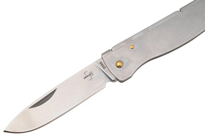 Image for Böker Plus Atlas Mini 01BP0024 Stonewashed 12C27, Stainless, keychain pocket knife