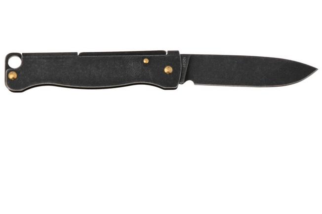 Image for Böker Plus Atlas Mini 01BP0025 Blackwashed 12C27, Blackwashed Stainless, keychain pocket knife