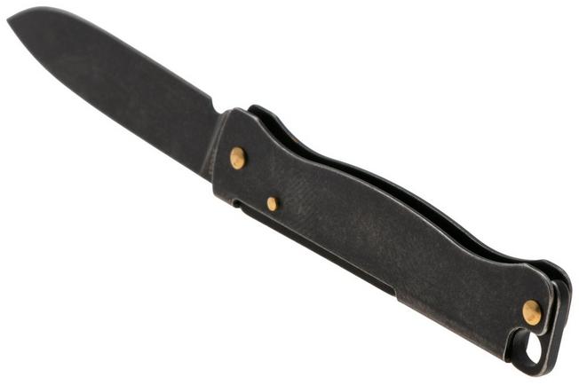 Image for Böker Plus Atlas Mini 01BP0025 Blackwashed 12C27, Blackwashed Stainless, keychain pocket knife