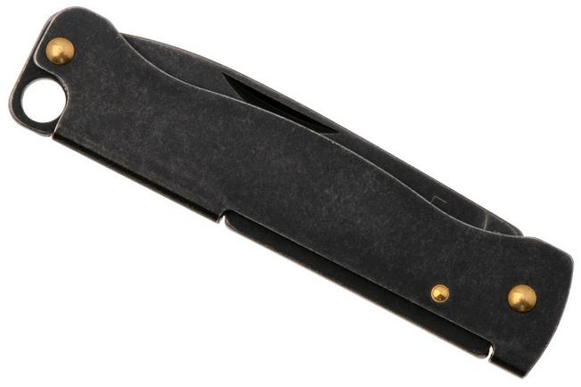 Image for Böker Plus Atlas Mini 01BP0025 Blackwashed 12C27, Blackwashed Stainless, keychain pocket knife