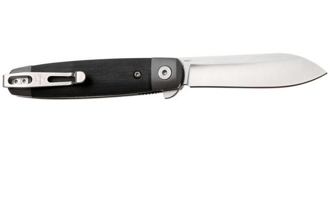 Afbeelding voor Böker Plus Modern Club Knife 01BP0035 Satin Nitro-V, Black Micarta, zakmes