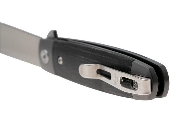 Afbeelding voor Böker Plus Modern Club Knife 01BP0035 Satin Nitro-V, Black Micarta, zakmes