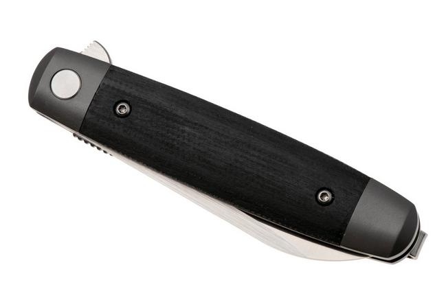 Afbeelding voor Böker Plus Modern Club Knife 01BP0035 Satin Nitro-V, Black Micarta, zakmes