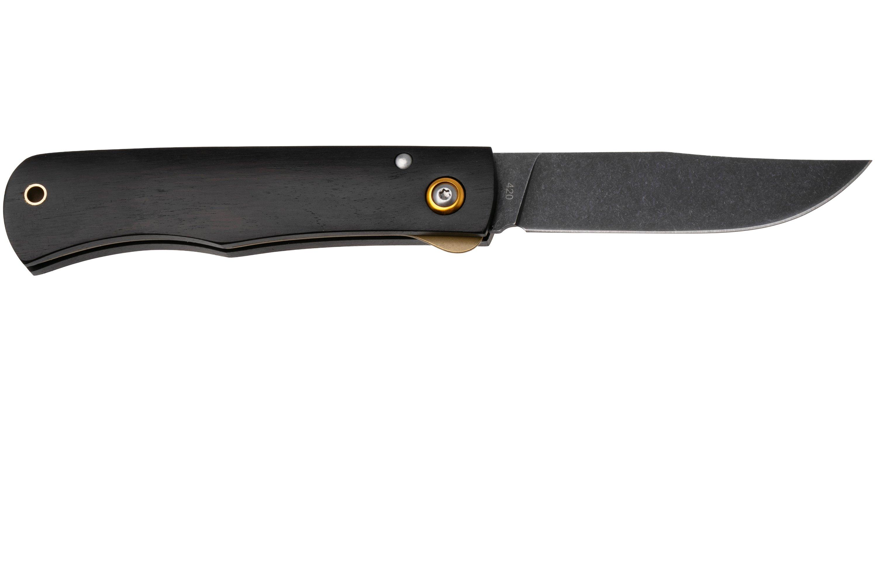 Böker Plus Rusticus All Black 01BP0040, Blackwashed 420 Stainless Steel ...