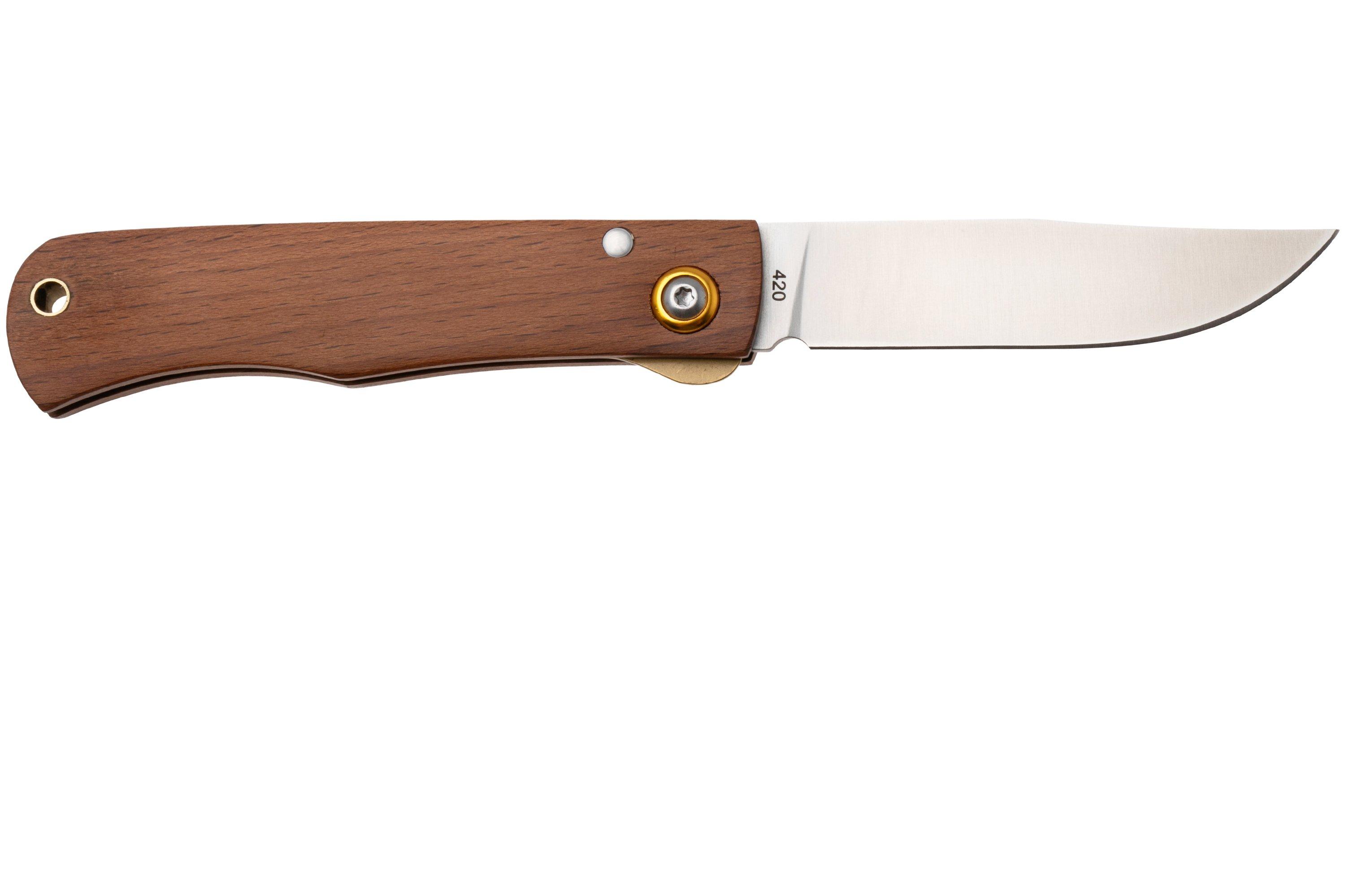 Böker Plus Rusticus Medium 01BP0041, Satin 420 Stainless Steel, Brown ...