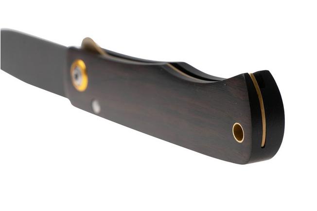 Image for Böker Plus Rusticus Medium All Black 01BP0042, Blackwashed 420 Stainless Steel, Ebony Wood pocket knife