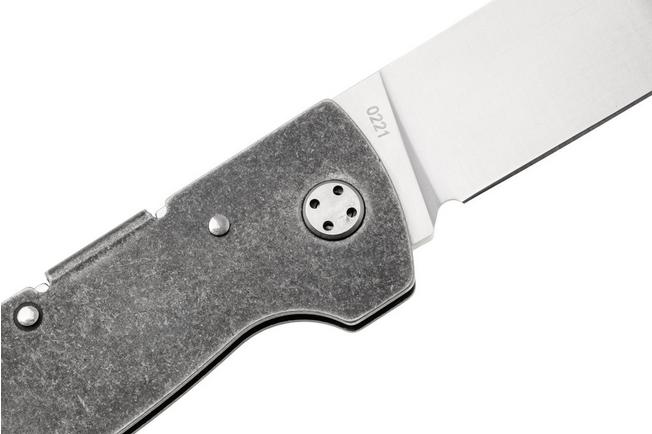 Afbeelding voor Böker Plus Atlas Blacklock Big 01BP0062 Satin 12C27, Stonewashed Stainless Steel, zakmes