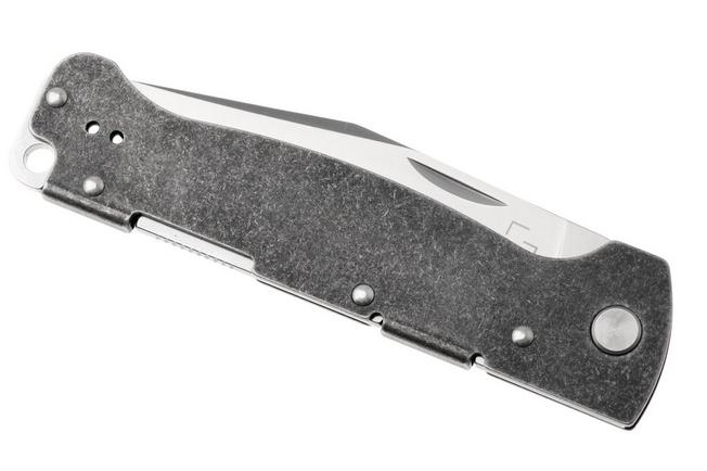 Afbeelding voor Böker Plus Atlas Blacklock Big 01BP0062 Satin 12C27, Stonewashed Stainless Steel, zakmes