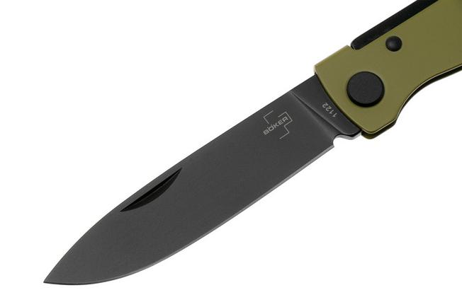 Afbeelding voor Böker Plus Atlas OD Green 01BP0063 PVD 12C27, OD Green Stainless Steel, zakmes