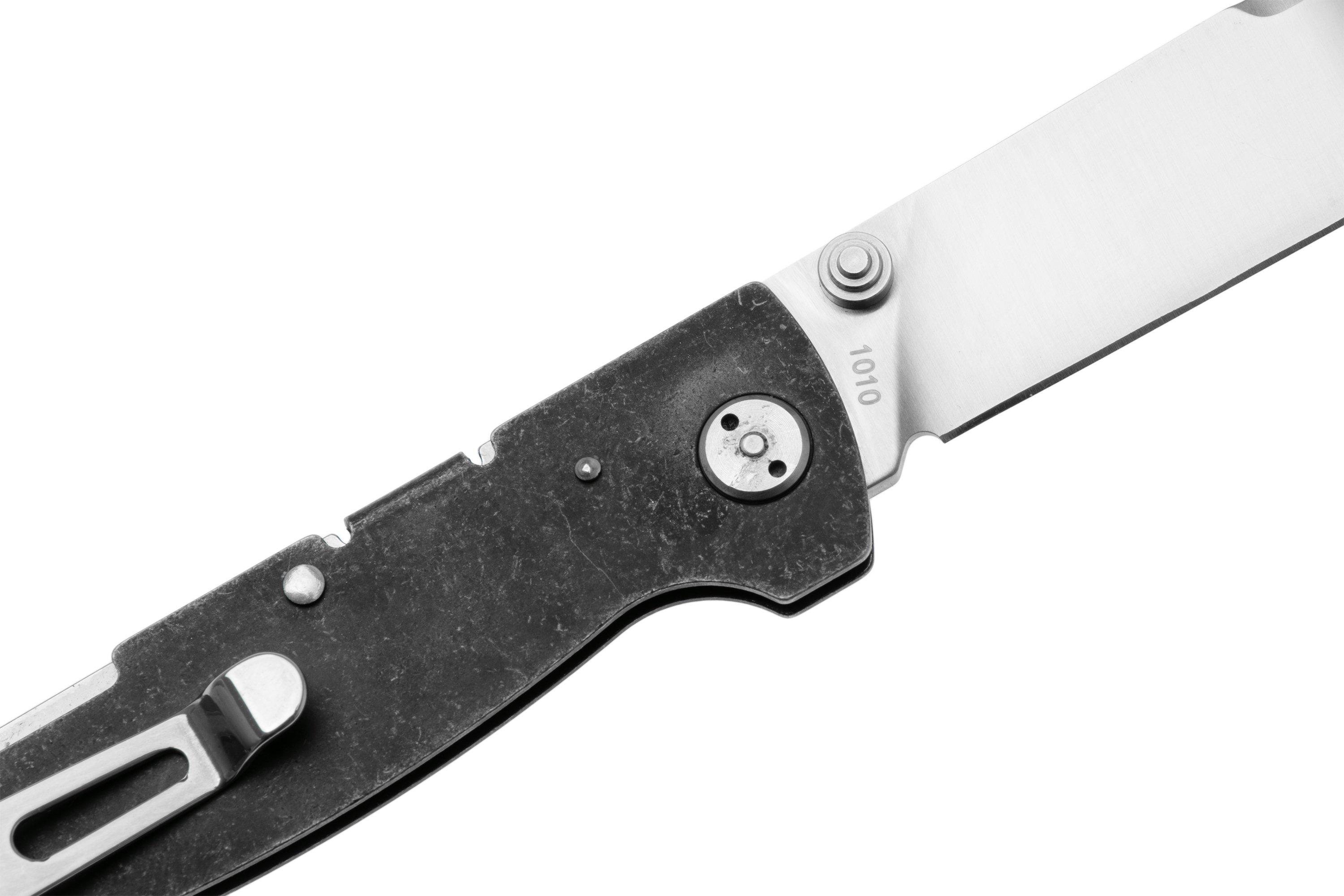 Böker Plus Atlas Backlock Droppoint TS, 01BP0064, Satin D2, Stonewashed ...