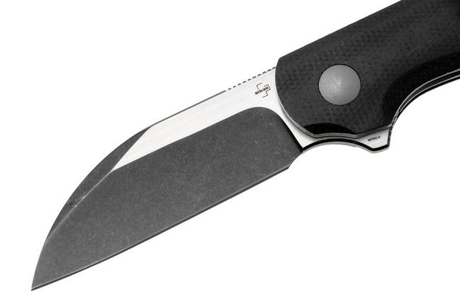 Afbeelding voor Böker Plus Corvus 01BP0071 Nitro-V, Black Micarta, zakmes