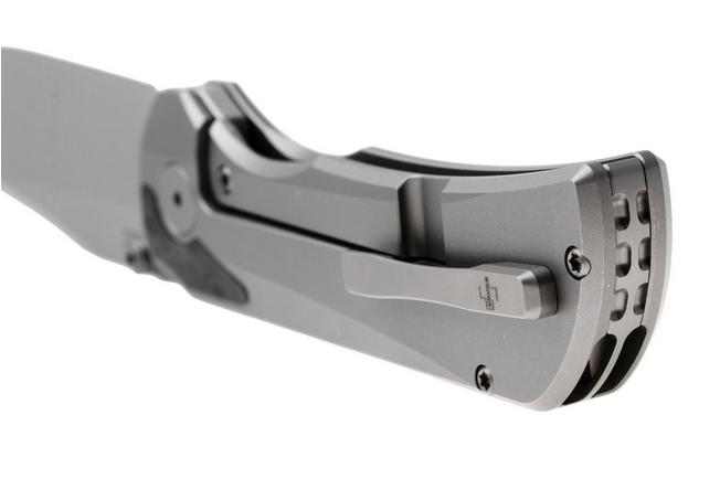Afbeelding voor Böker Plus Collection 2026 01BP2026 Stonewashed Böhler M390, Dark Grey Titanium, Marble Carbon Inlay, Limited Edition zakmes, Jared Price design